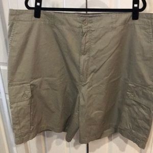 Green-Khaki cargo shorts